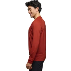 T-Shirt Escalade|Tee Shirt<Black Diamond Tee-shirt d’escalade M Alpenglow L/S Crew Burnt Sienna