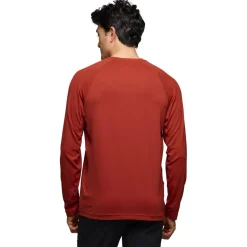 T-Shirt Escalade|Tee Shirt<Black Diamond Tee-shirt d’escalade M Alpenglow L/S Crew Burnt Sienna