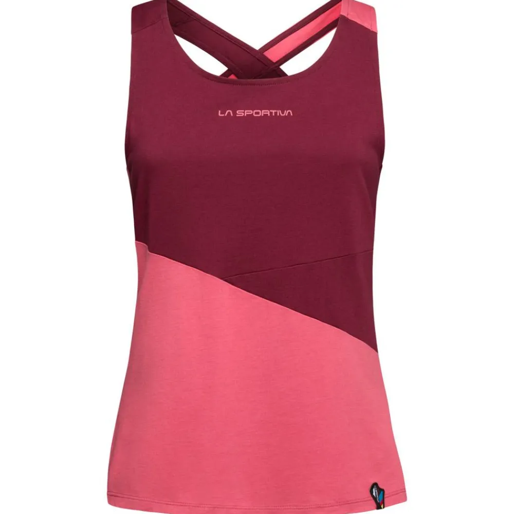 New Tee-shirt d’escalade Twist Tank W Rosebay Redwood T-Shirt Escalade|Vêtements Escalade