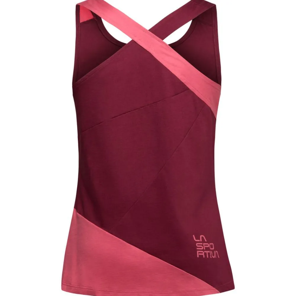 New Tee-shirt d’escalade Twist Tank W Rosebay Redwood T-Shirt Escalade|Vêtements Escalade