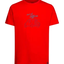 Tee-shirt d’escalade Cinquecento T-Shirt M Mountain Red T-Shirt Escalade|Vêtements Escalade