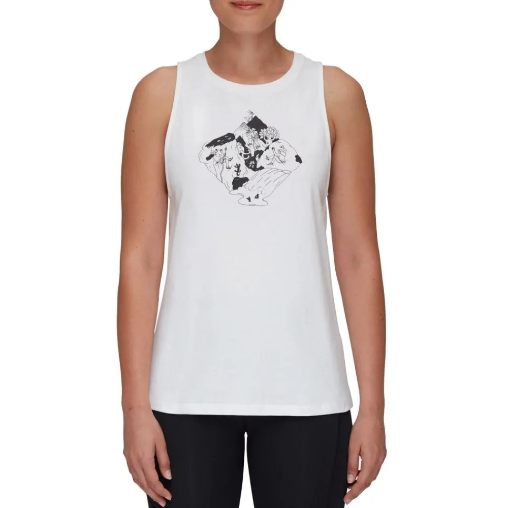 T-Shirt Escalade|T-Shirt Randonnée<Mammut Tee-shirt d’escalade Massone Tank Top W White