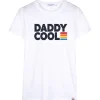 Discount Tee-shirt Alex Daddy Cool Print White Tee Shirt