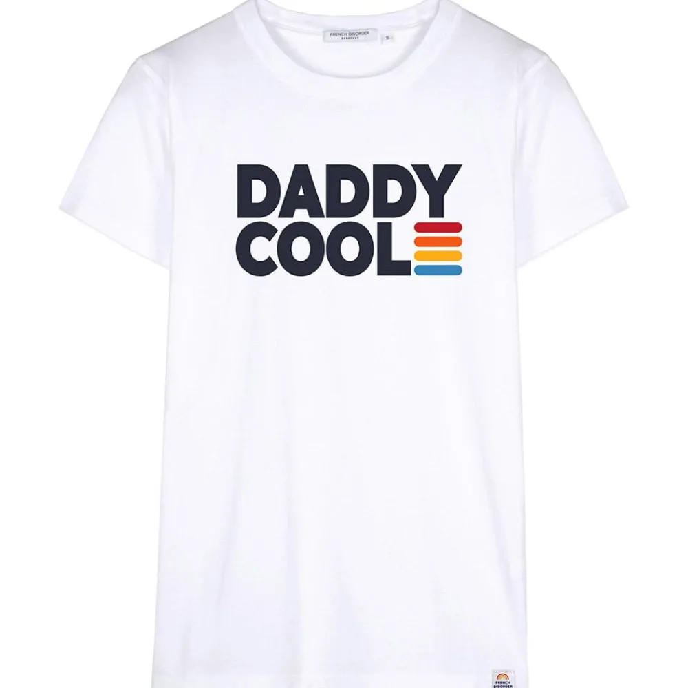 Discount Tee-shirt Alex Daddy Cool Print White Tee Shirt