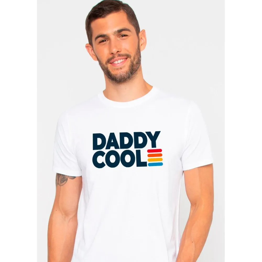 Discount Tee-shirt Alex Daddy Cool Print White Tee Shirt