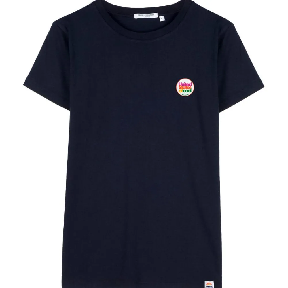 Tee Shirt<French Disorder Tee-shirt Alex Us Cool Navy