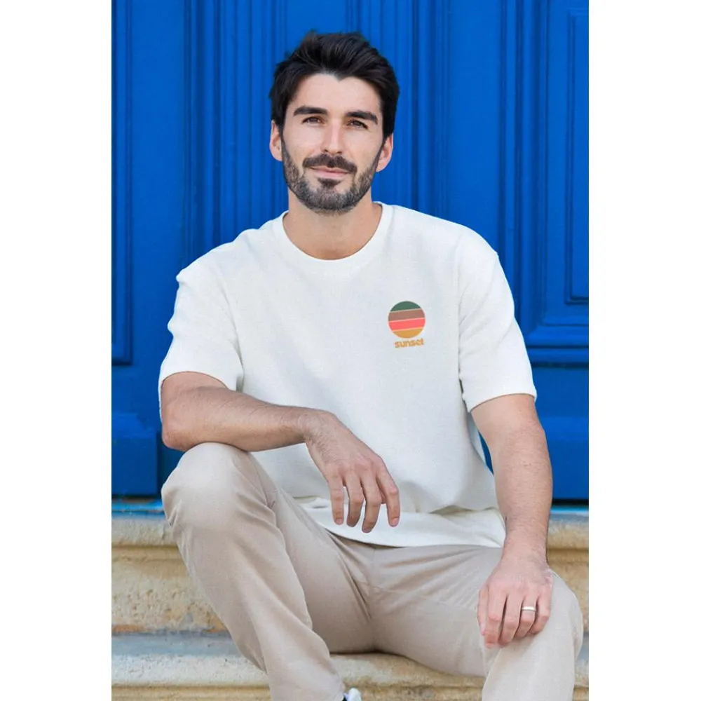 Clearance Tee-shirt Martin Sunset Cream Tee Shirt