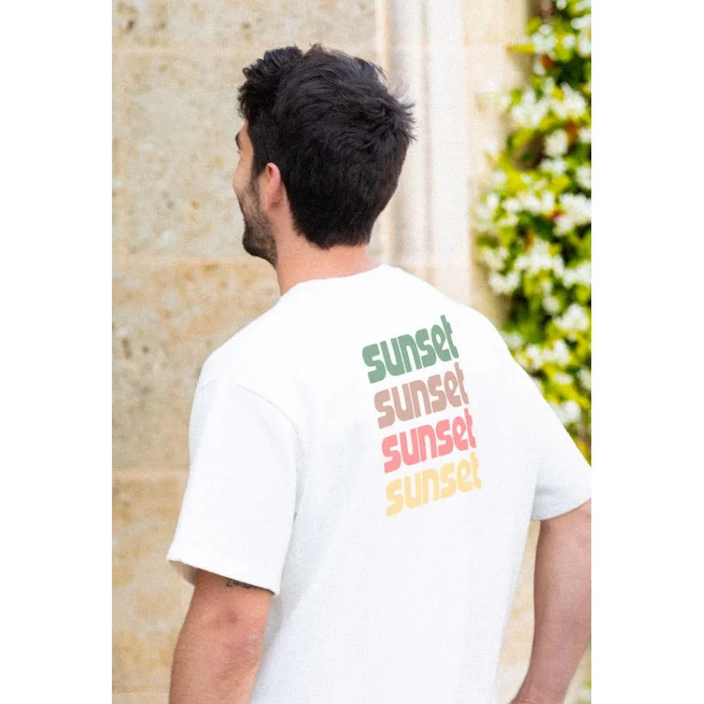 Clearance Tee-shirt Martin Sunset Cream Tee Shirt