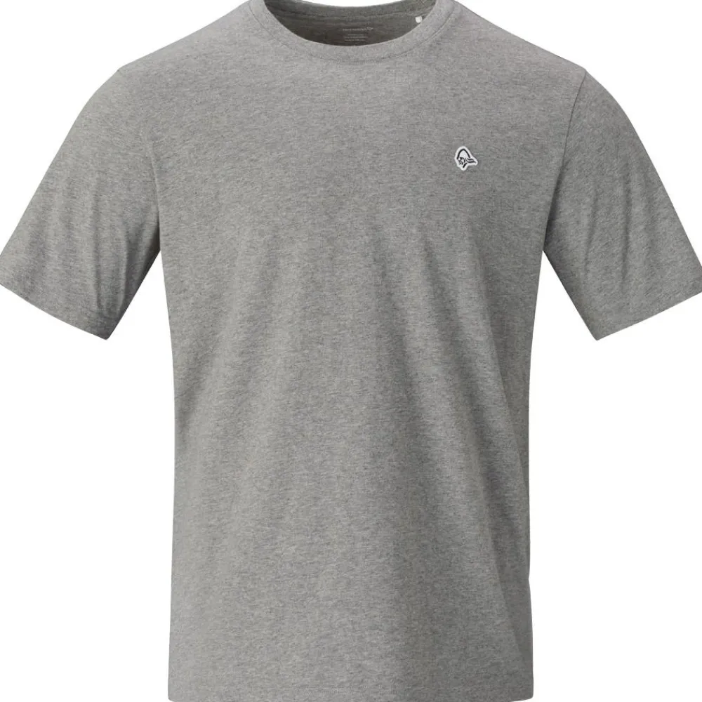 Hot Tee-shirt 29 Cotton Viking Patch T Shirt Grey Melange Tee Shirt
