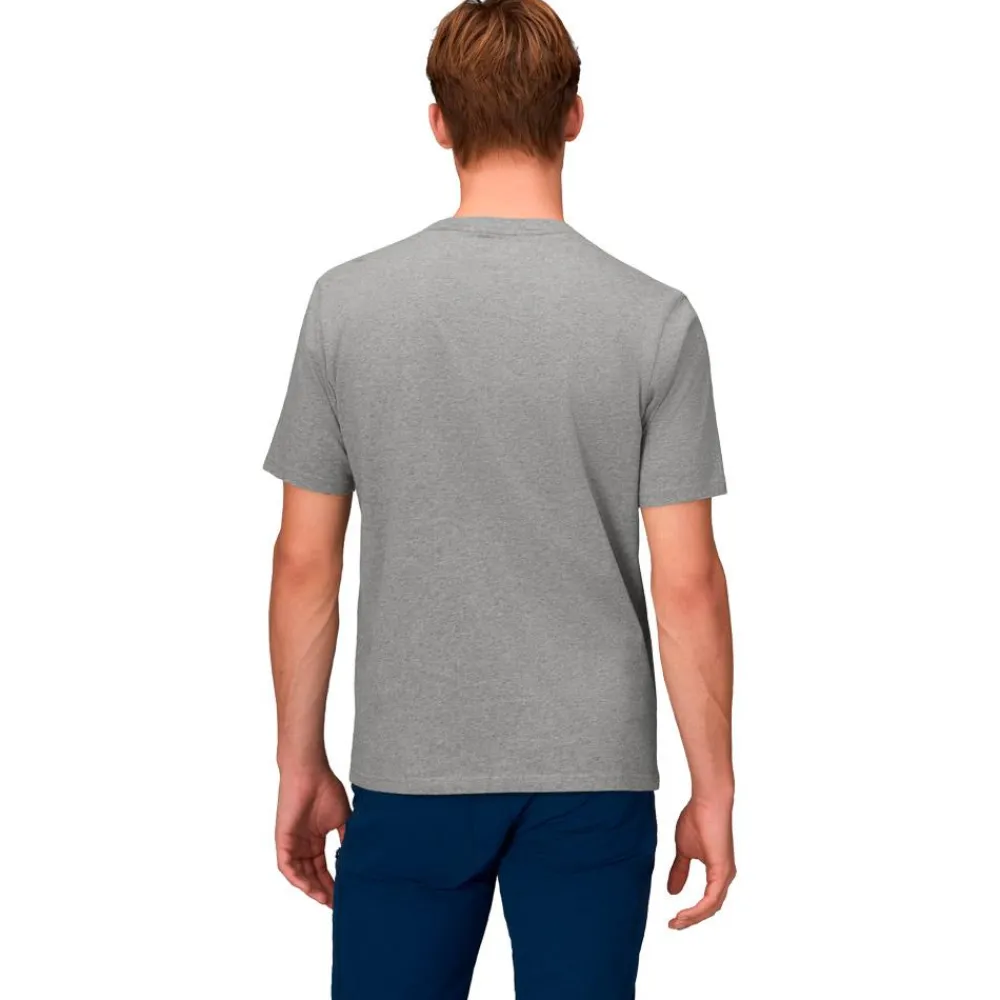 Hot Tee-shirt 29 Cotton Viking Patch T Shirt Grey Melange Tee Shirt