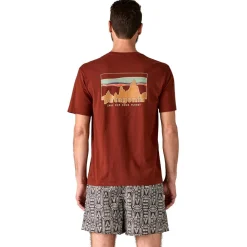 Tee Shirt<Patagonia Tee-shirt 73 Skyline Regenerative Organic Cotton Dried Vanilla