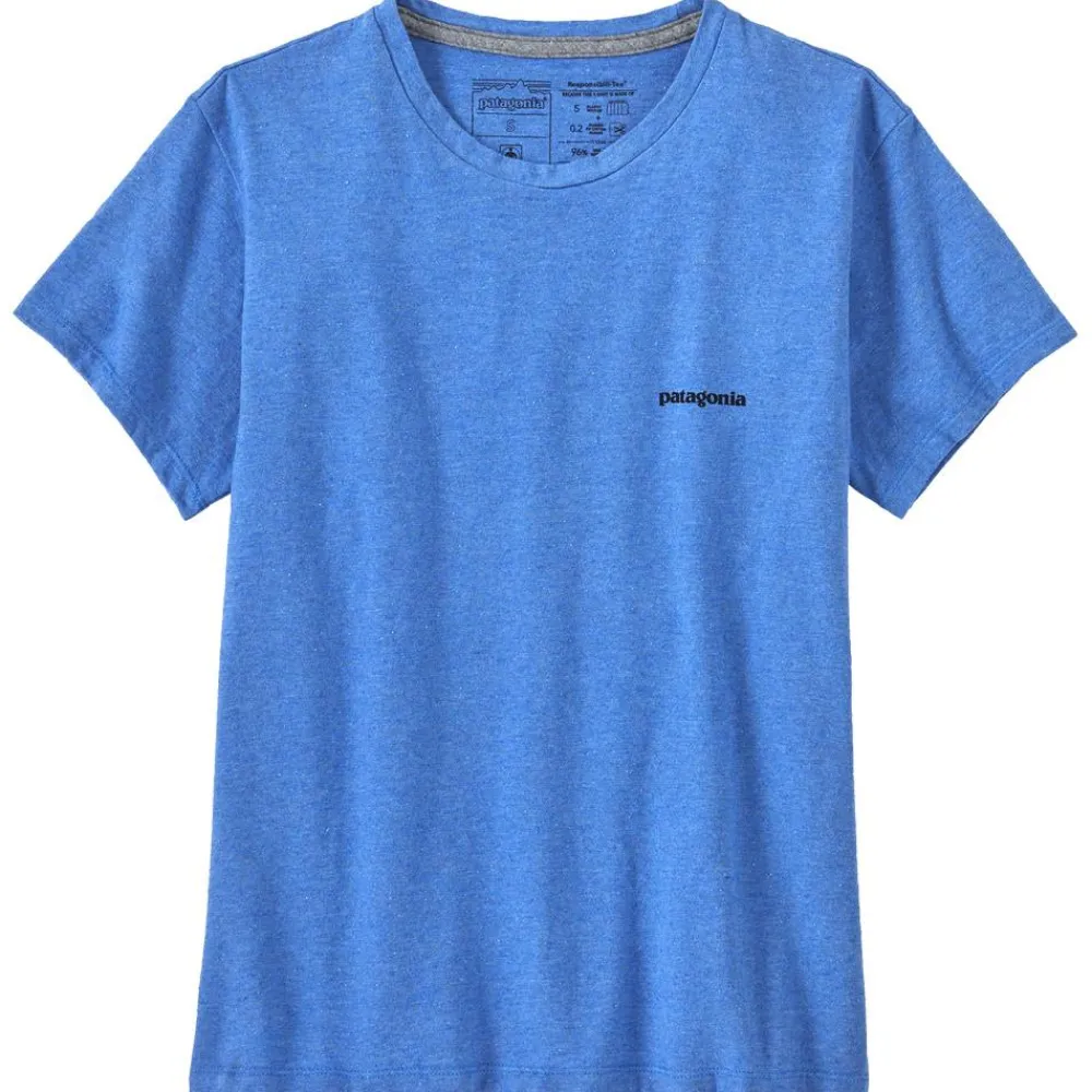 Tee Shirt<Patagonia Tee-shirt P-6 Logo Responsibili-Tee Abundant Blue