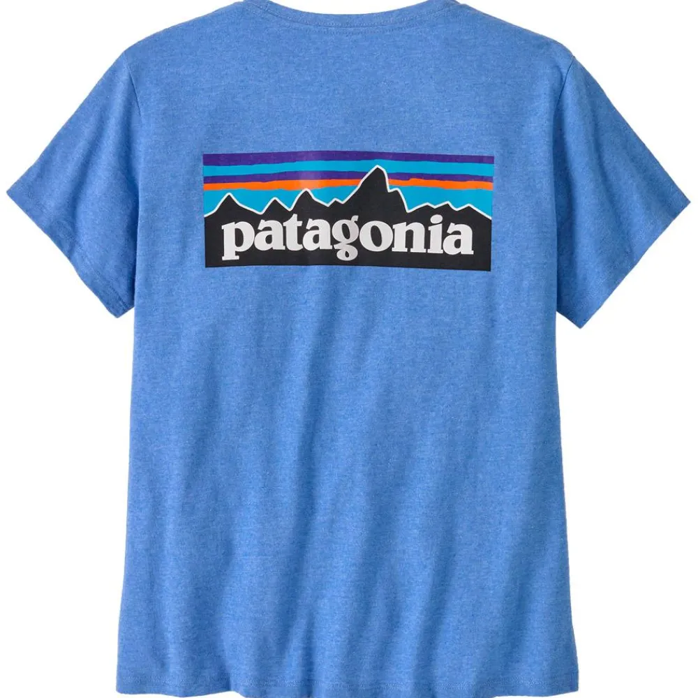 Tee Shirt<Patagonia Tee-shirt P-6 Logo Responsibili-Tee Abundant Blue