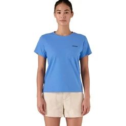 Tee Shirt<Patagonia Tee-shirt P-6 Logo Responsibili-Tee Abundant Blue