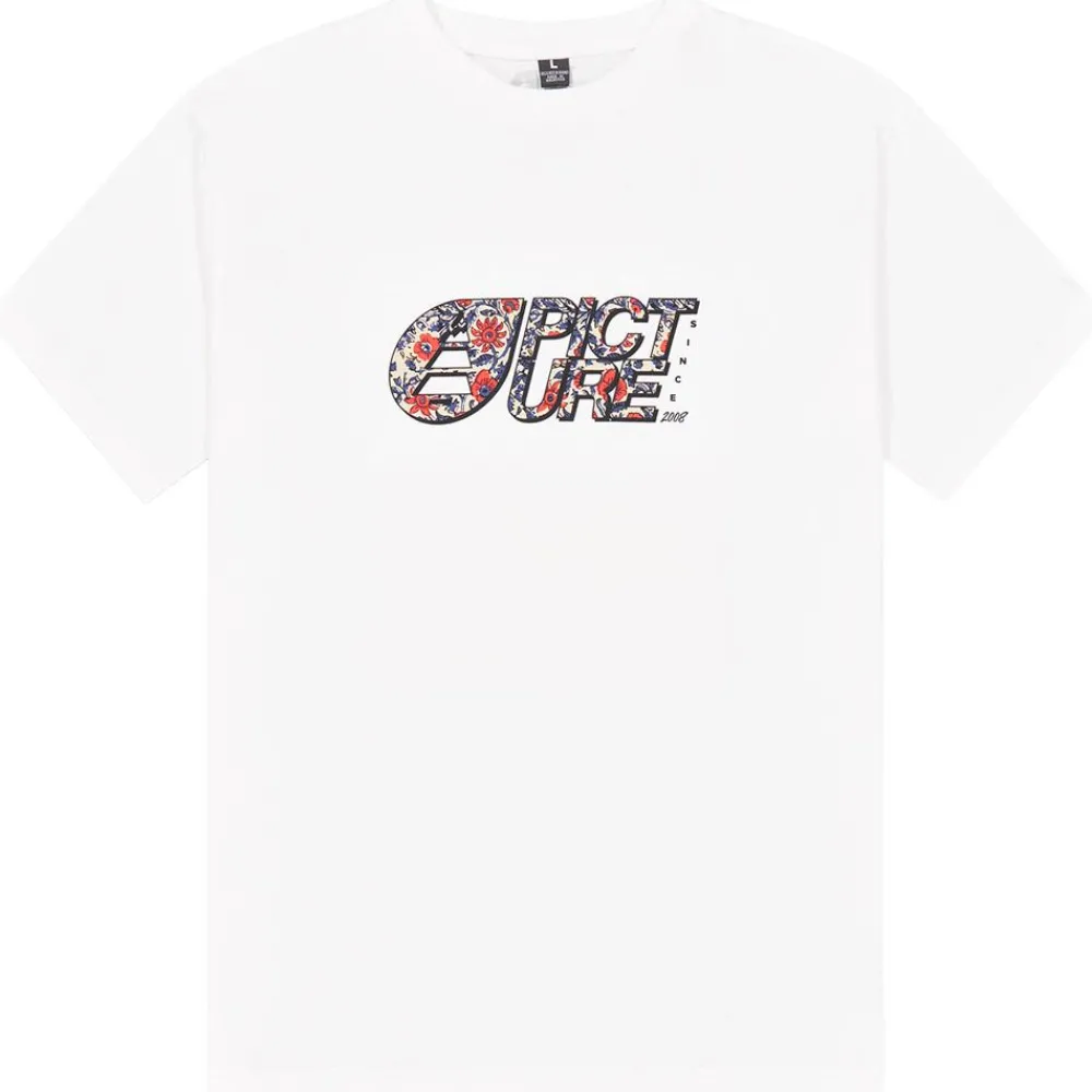 Tee Shirt<Picture Tee-shirt Basement Aster Tee Shirt White