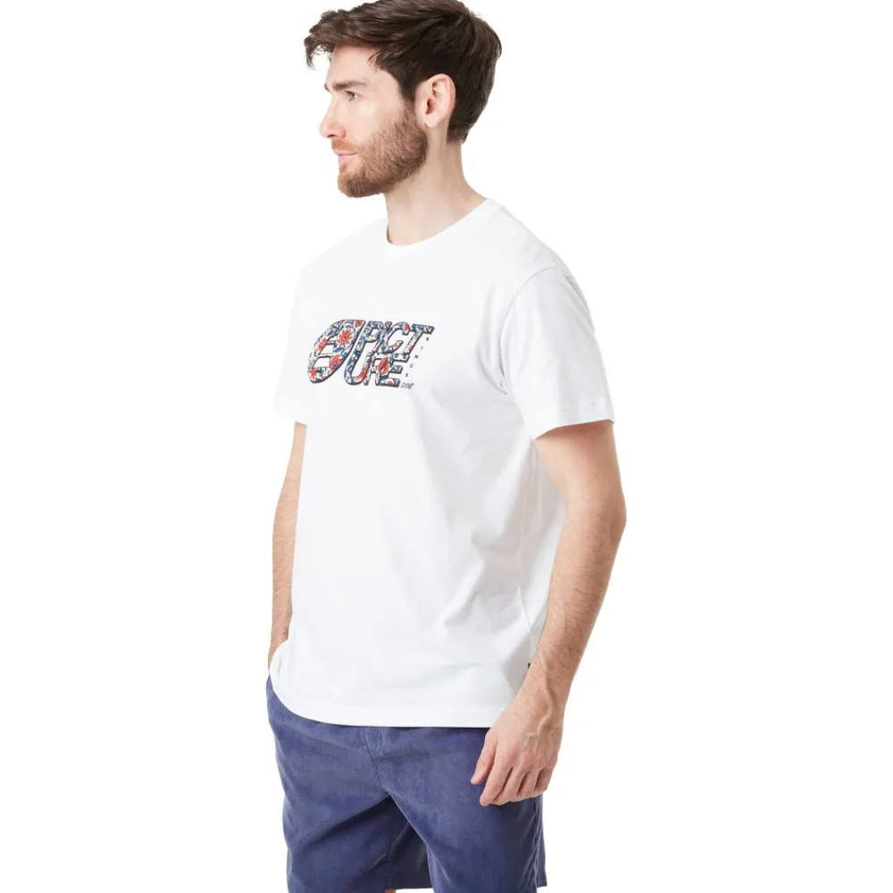 Tee Shirt<Picture Tee-shirt Basement Aster Tee Shirt White