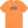 Hot Tee-shirt Basement Leo Tee Shirt Washed Dusty Orange Tee Shirt
