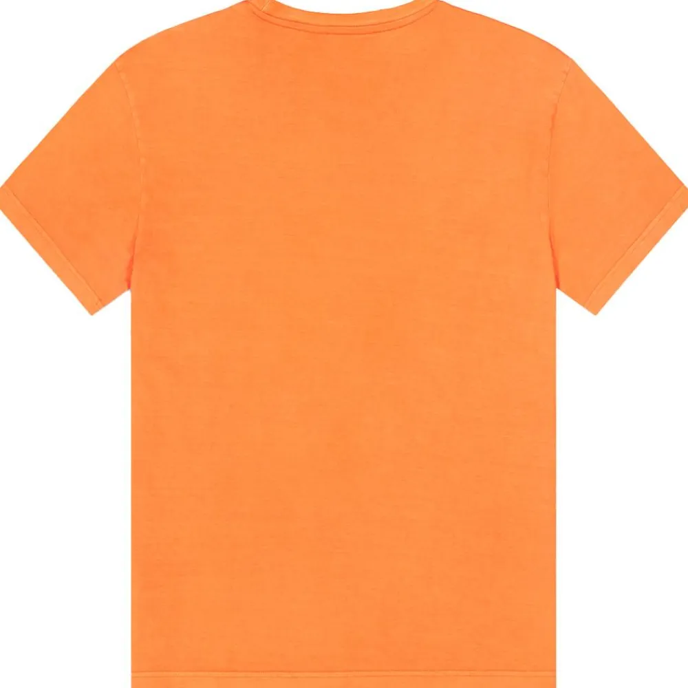 Hot Tee-shirt Basement Leo Tee Shirt Washed Dusty Orange Tee Shirt