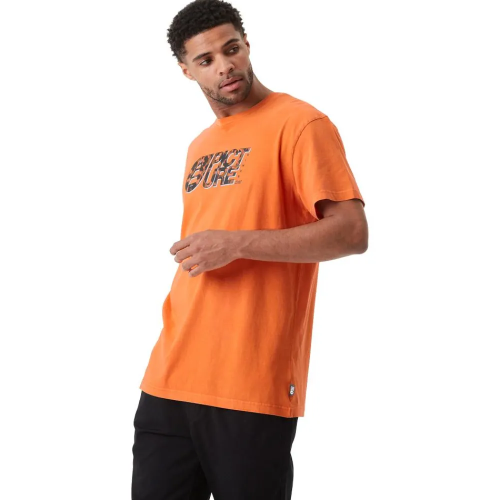 Hot Tee-shirt Basement Leo Tee Shirt Washed Dusty Orange Tee Shirt