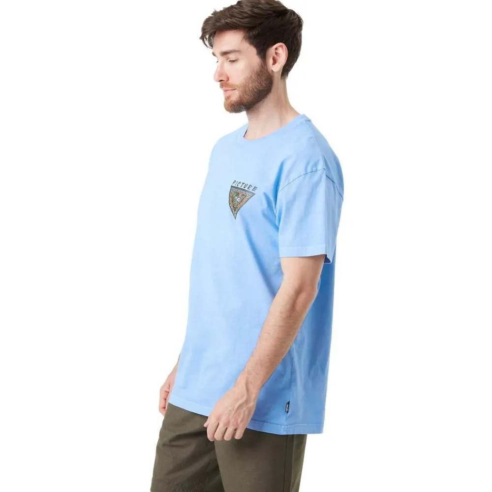 Tee Shirt<Picture Tee-shirt Chilanko Tee Shirt Washed Vista Blue