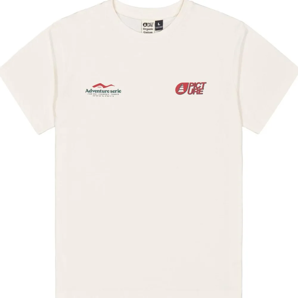 Tee Shirt<Picture Tee-shirt Dad & Son Chamonix Natural White