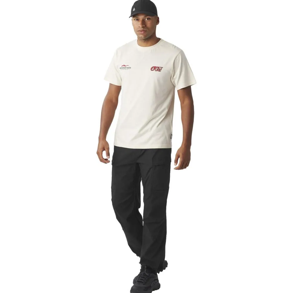 Tee Shirt<Picture Tee-shirt Dad & Son Chamonix Natural White