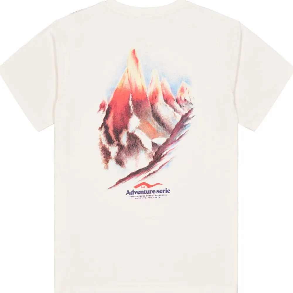 Clearance Tee-shirt Dad & Son Patagonie Natural White Tee Shirt