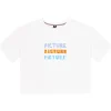 Tee Shirt<Picture Tee-shirt Keynee White