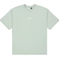 Tee Shirt<Picture Tee-shirt Maogany Cloudy Blue