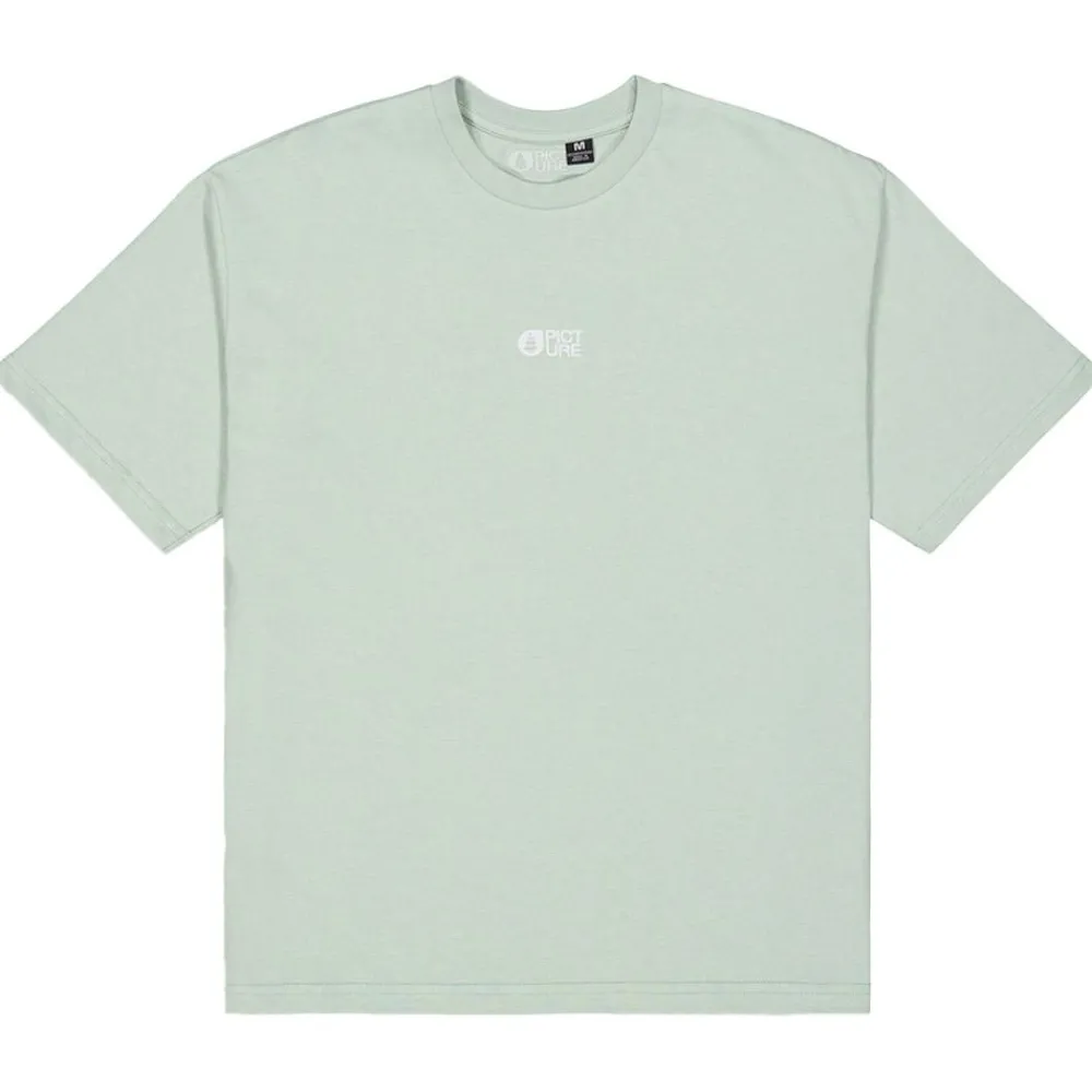 Tee Shirt<Picture Tee-shirt Maogany Cloudy Blue
