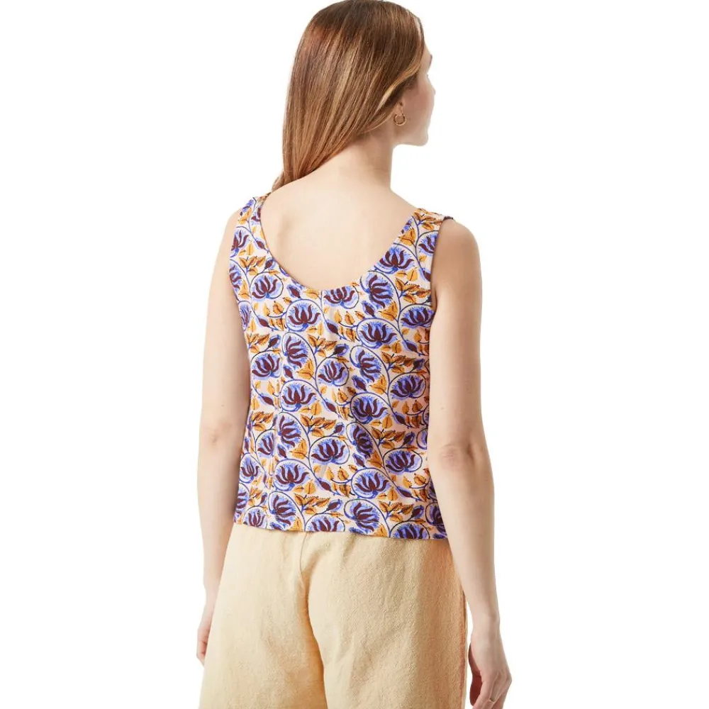 Best Tee-shirt Silya Printed Tank Top Alpine Thistle Print Tee Shirt