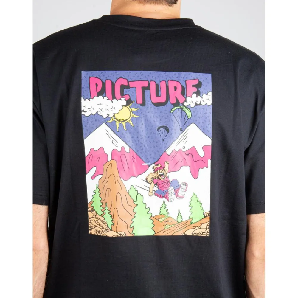 Tee Shirt<Picture Tee-shirt Tonic Banie Black