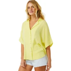 New Tee-shirt Chemisier Premium Surf Bright Yellow Tee Shirt