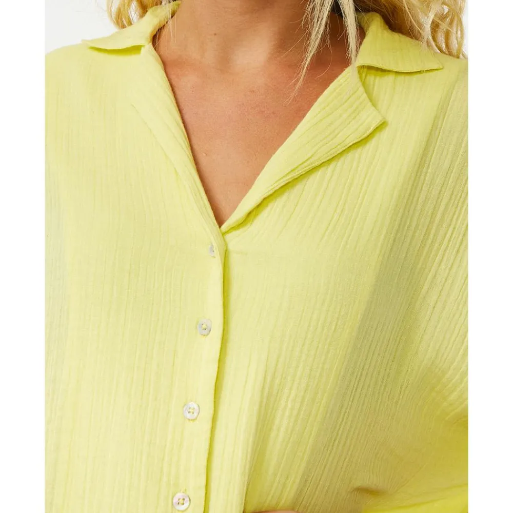 New Tee-shirt Chemisier Premium Surf Bright Yellow Tee Shirt