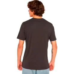 Tee Shirt<Rip Curl Tee-shirt Made For Short Sleeve Washed Black