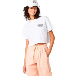 Tee Shirt<Rip Curl Tee-shirt Paradiso Crop White