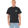 Tee Shirt<Rip Curl Tee-shirt Raw Burst Tee Shirt Black