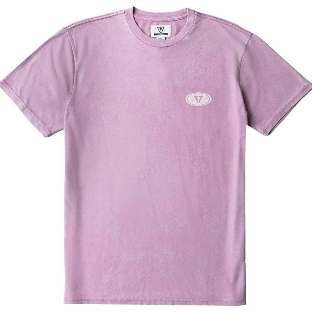 Tee Shirt<Vissla Tee-shirt Unlimited Cosmic Wash Short Sleeve Plum