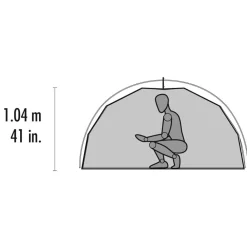 Tente 3 Places|Tente Igloo<MSR Tente Elixir 3 Green