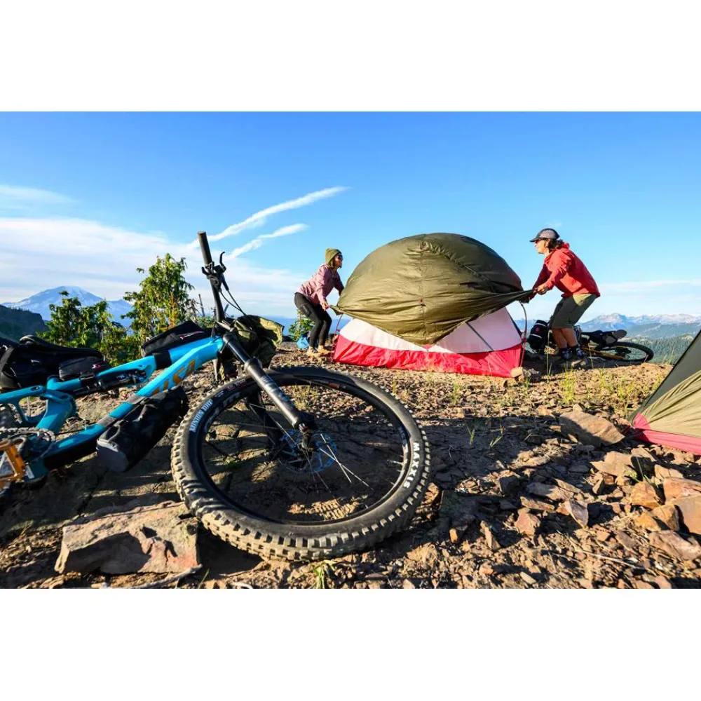 Tente 2 Places|Tente Tunnel<MSR Tente Hubba Hubba Bikepack II Green