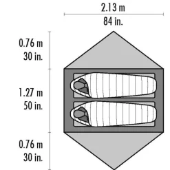 Tente Hubba Hubba Nx Green Tente Igloo|Tente 2 Places