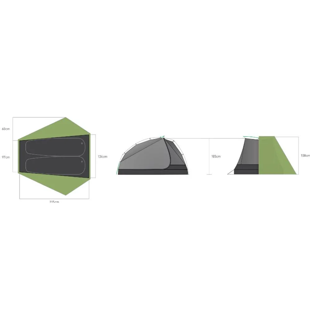 Tente Igloo|Tente 2 Places<Sea To Summit Tente Alto Tr2 Green