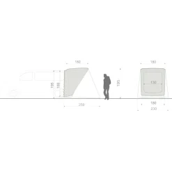 Hot Tente Drive Van Trunk Linen Tente Igloo|Tente 2 Places