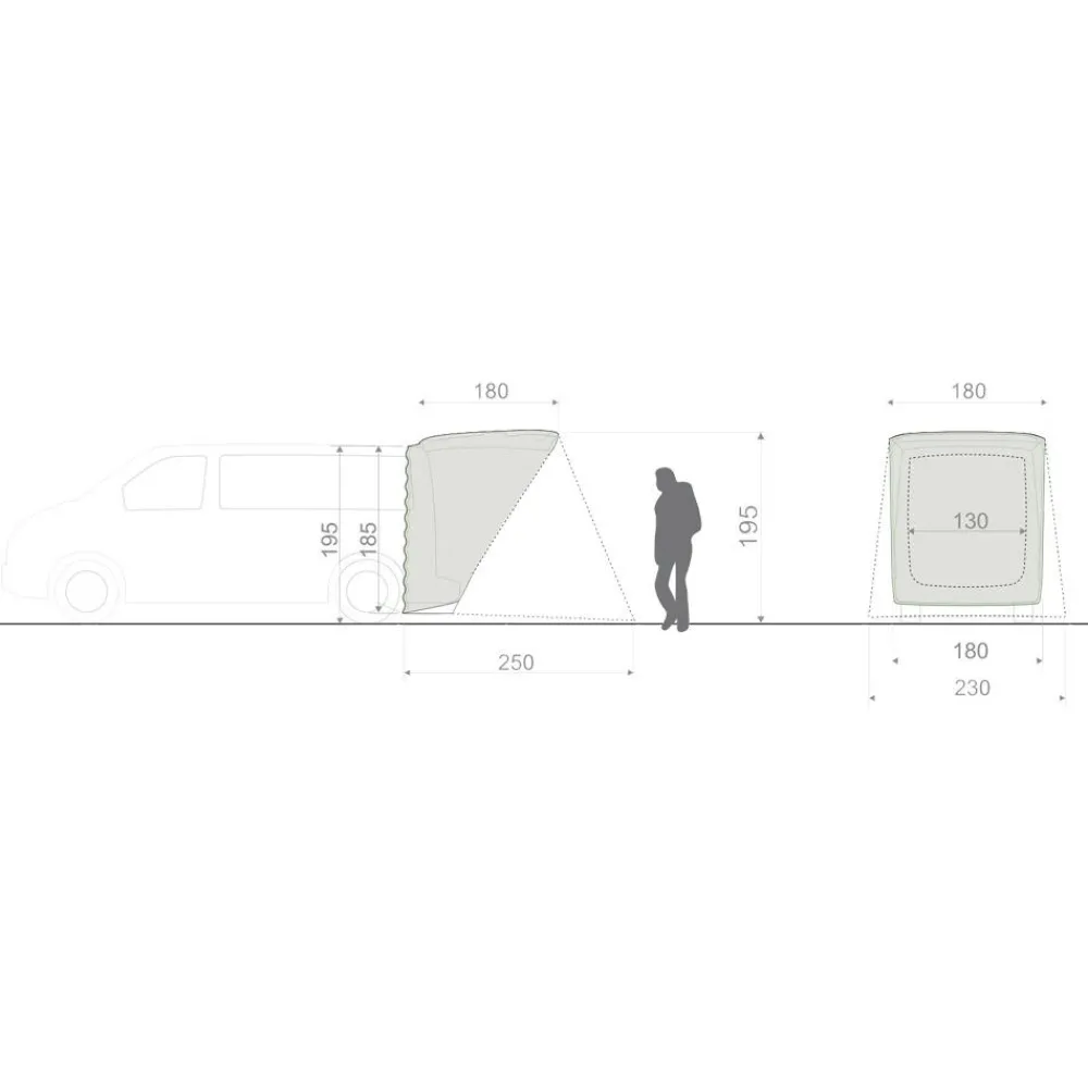 Hot Tente Drive Van Trunk Linen Tente Igloo|Tente 2 Places