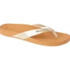 Outlet Tongs Cushion Court Girlss Tan Champagne Chaussures Lifestyle