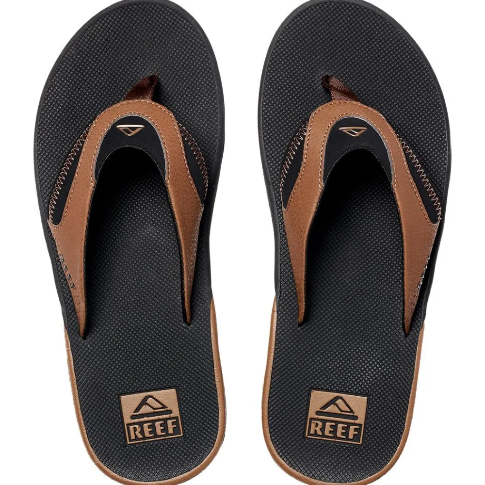 Chaussures Lifestyle<Reef Tongs Fanning Prints Black Tan