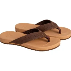 Discount Tongs Chiba 2.0 Bloom Open Toe Brown Tan Chaussures Lifestyle