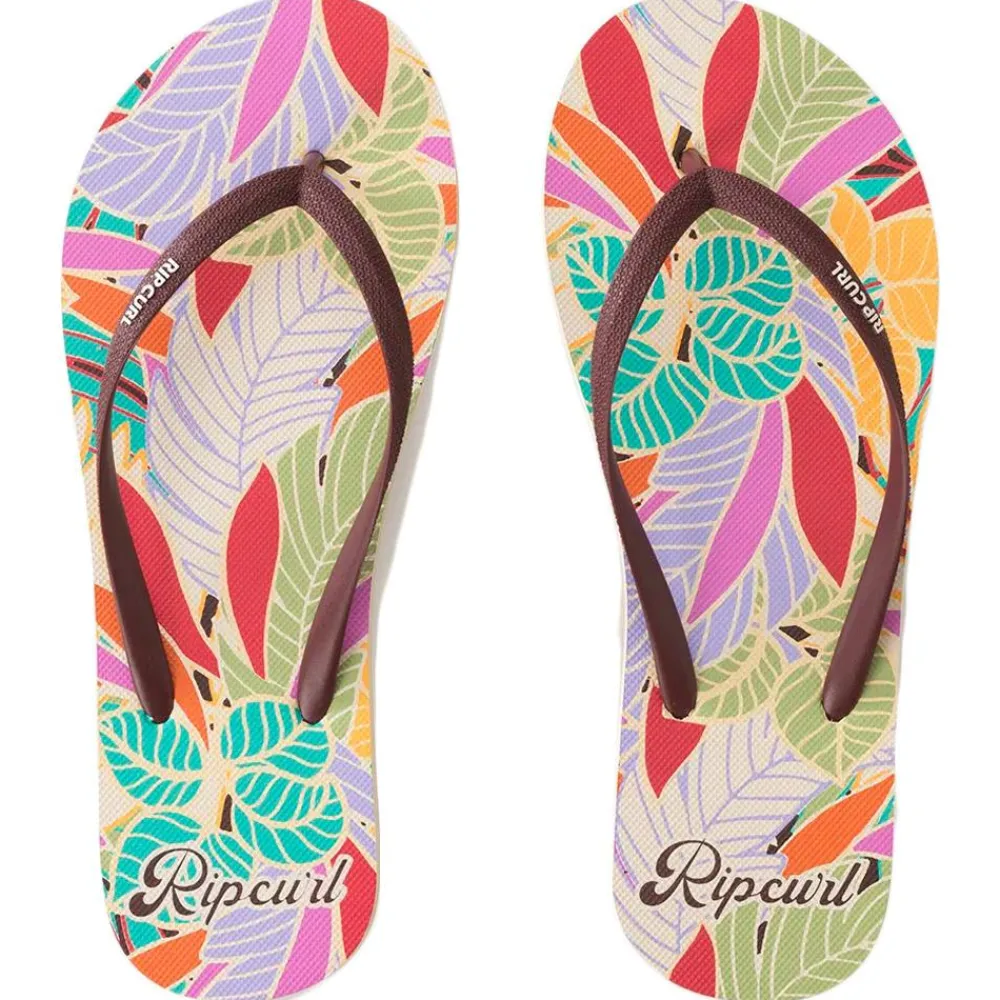 Chaussures Lifestyle<Rip Curl Tongs Mixed Bloom Open Toe Dark Chocolate