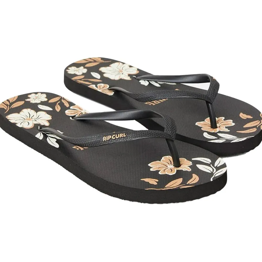 Tongs Mixed Bloom Open Toe Black Chaussures Lifestyle