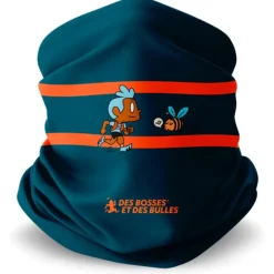 New Tour de cou Foulard Original Collector Des Bosses Et Des Bulles Beebeer Bleu Tour De Cou Et Cagoule